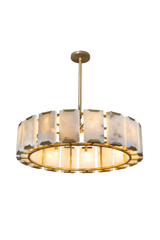 Alabaster Panels Chandelier by Splendido Rovira