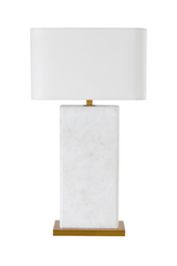 White Alabaster Table Lamp by Splendido Rovira, alternate view 4