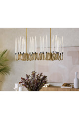 Gold Classic Style Chandelier by Splendido Hestia, alternate view 16