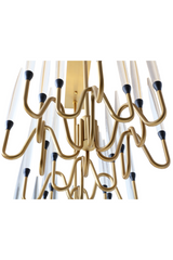 Gold Classic Style Chandelier by Splendido Hestia, alternate view 6