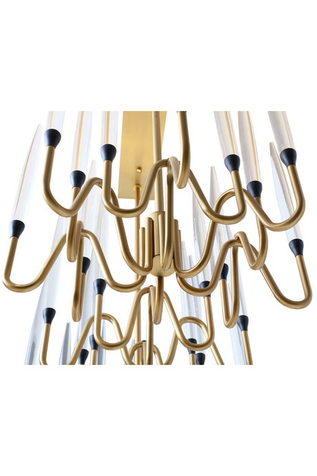 Gold Classic Style Chandelier by Splendido Hestia, alternate view 6