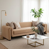 Tan Nubuck Leather Sofa by Splendido Romer, alternate view 2
