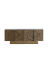 Antique Brass 4-Door Sideboard by Splendido Dharkan