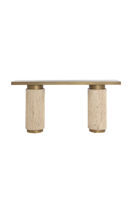 Antique Brass Console Table by Splendido Ashva