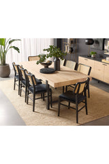 Black Cushioned Seat Dining Chairs (2) by Splendido Annex, alternate view 7