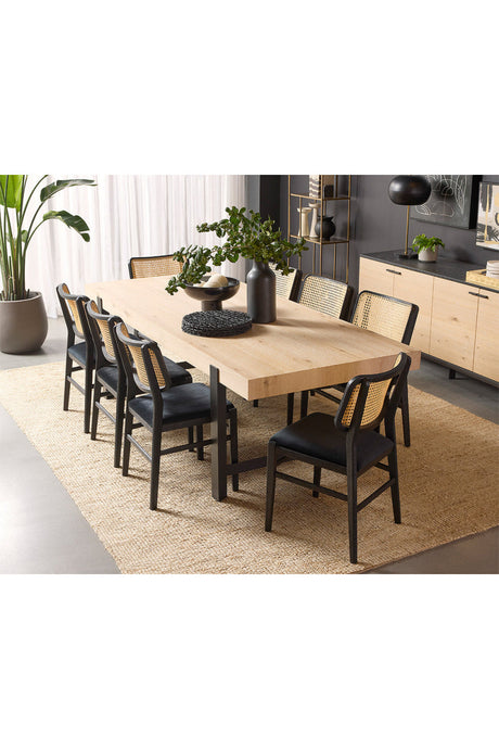 Black Cushioned Seat Dining Chairs (2) by Splendido Annex, alternate view 7