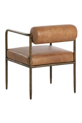 Leather Bolster-Back Dining Chair by Splendido Ajani, alternate view 18