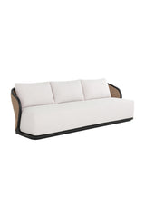 Cream Boucle Indoor/Outdoor Sofa by Splendido Bora, alternate view 3