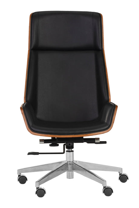 High-back Leather Look Office Chair by Splendido Rhett