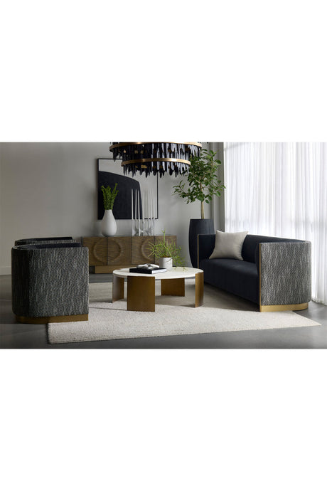 Round Concrete Indoor/Outdoor Coffee Table by Splendido Gallus, alternate view 12