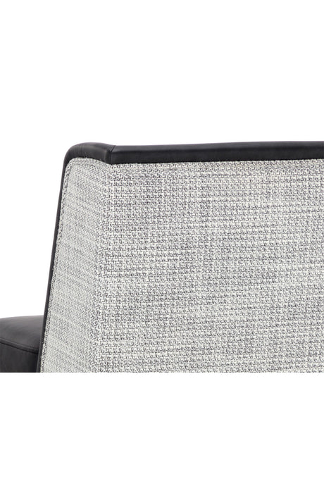 Black Leather Counter Stool by Splendido Joplin, alternate view 8