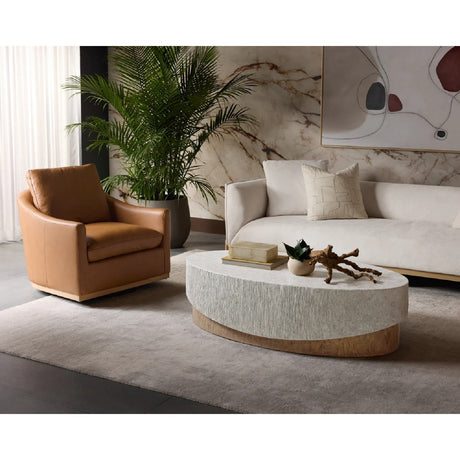 Gray Concrete Indoor/Outdoor Coffee Table by Splendido Leda, alternate view 14