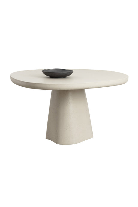 Sculptural Indoor/Outdoor Concrete Dining Table by Splendido Celica Outdoor Dining Table, alternate view 3