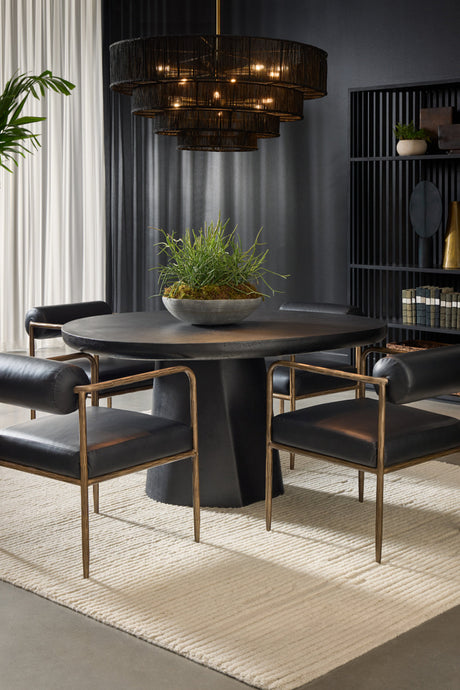 Sculptural Indoor/Outdoor Concrete Dining Table by Splendido Celica Outdoor Dining Table, alternate view 11