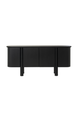 Black Oak 4-Door Sideboard by Splendido Magnus