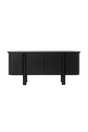 Black Oak 4-Door Sideboard by Splendido Magnus