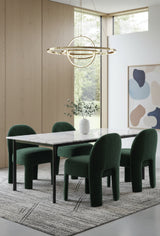 Ribbed Fabric Dining Chair by Splendido Myrtle, alternate view 9