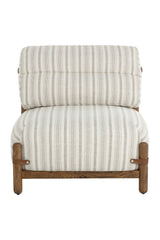 Stripe Pattern Lounge Chair by Splendido Holst Accent Chair, alternate view 3