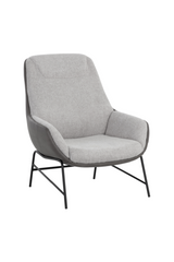 Leather Exterior Lounge Chair by Splendido Lucier Accent Chair, alternate view 12