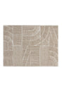 Taupe Wool-Viscose Area Rug by Splendido Corinthia
