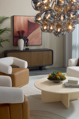 Brown Oak 4-Door Sideboard by Splendido Pascoe, alternate view 2