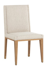 Rustic Oak Base Dining Chairs (2) by Splendido Kalla, alternate view 3