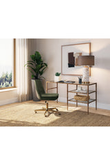Matte Gold Base Office Chair by Splendido Berget Accent Chair, alternate view 12
