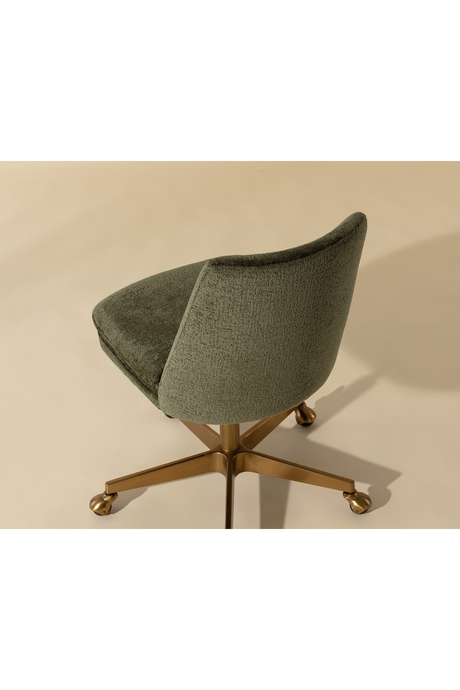 Matte Gold Base Office Chair by Splendido Berget Accent Chair, alternate view 10