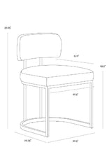 Two-Toned Cantilevered Dining Chair by Splendido Larissa, alternate view 27