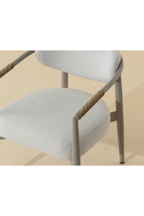 Sleek Indoor/Outdoor Dining Armchair by Splendido Marita Outdoor Dining Chair, alternate view 8