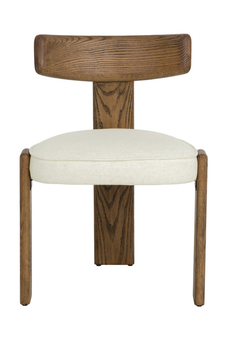 Oak Framed 3-Legged Dining Chairs (2) by Splendido Horton