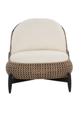 Padded Wicker Outdoor Lounge Chair by Splendido Carilo, alternate view 3