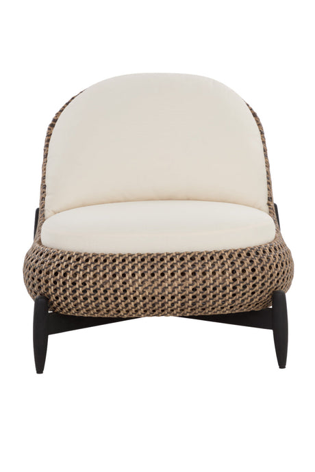 Padded Wicker Outdoor Lounge Chair by Splendido Carilo, alternate view 3