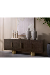 Maple Burl 4-Door Sideboard by Splendido Kresteven, alternate view 8