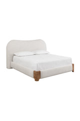 White Curved King Bed by Splendido Knowles