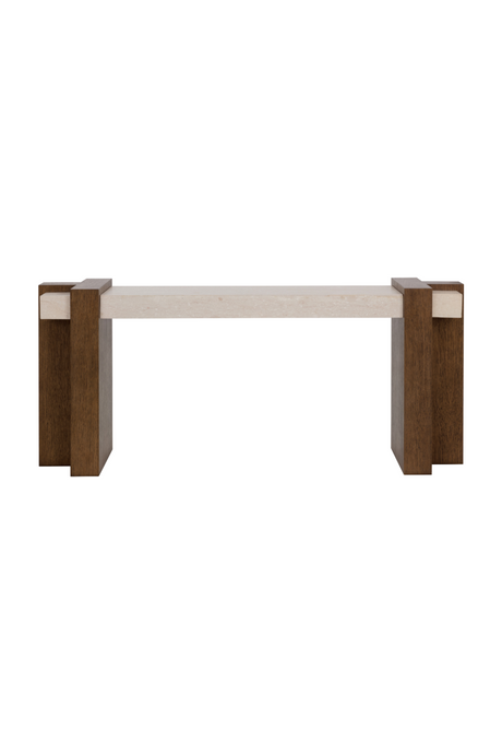 Interlocked Wooden Legs Console Table by Splendido Minerva