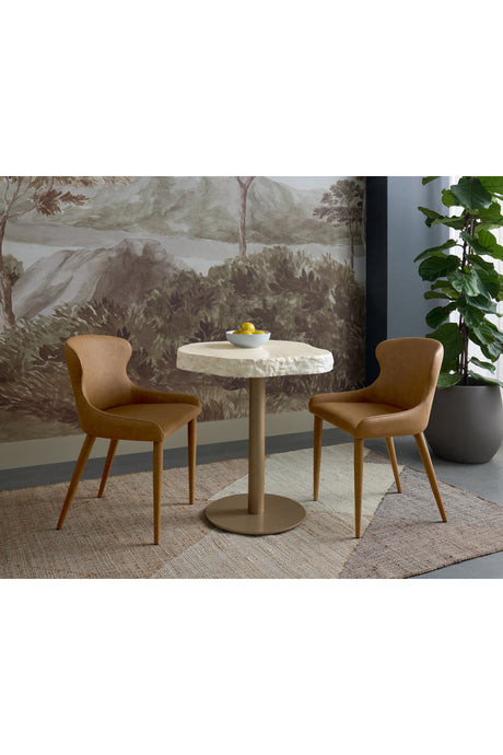 Leather Look Modern Dining Chairs (2) by Splendido Evora, alternate view 10