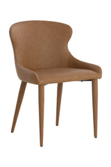 Leather Look Modern Dining Chairs (2) by Splendido Evora