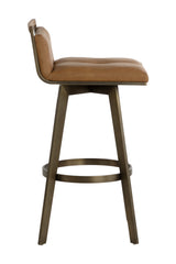 Leather-Look Swivel Bar Stool by Splendido Arizona Barstool, alternate view 14