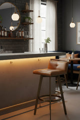 Leather-Look Swivel Bar Stool by Splendido Arizona Barstool, alternate view 11