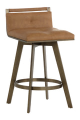 Swivel Counter Stool with Metal Frame by Splendido Arizona, alternate view 12
