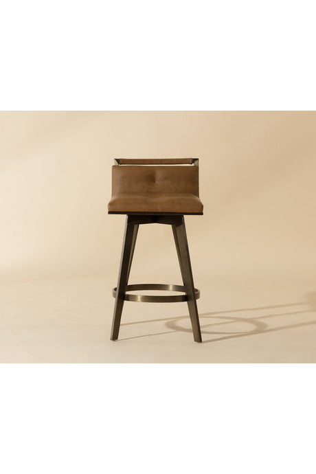 Swivel Counter Stool with Metal Frame by Splendido Arizona, alternate view 18