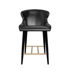 Leather Look Shell Counter Stool by Splendido Evora Barstool, alternate view 9