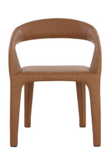 Open-Back Leather Look Dining Chair by Splendido Atika, alternate view 12