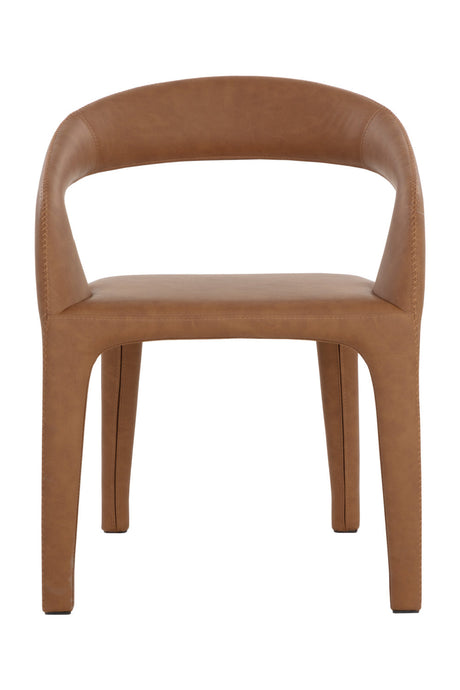Open-Back Leather Look Dining Chair by Splendido Atika, alternate view 12