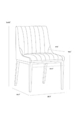 Vertical Stitched Dining Chairs (2) by Splendido Halden, alternate view 28