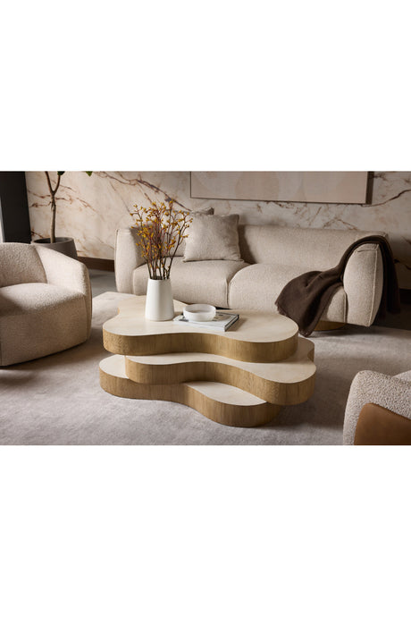 Layered Freeform Indoor/Outdoor Coffee Table by Splendido Geddes, alternate view 10