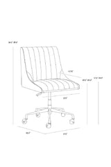 Vertical Stitched Office Chair by Splendido Halden, alternate view 26