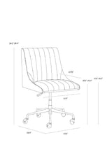 Vertical Stitched Office Chair by Splendido Halden, alternate view 18