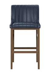 Leather-Look Vertical-Channeled Bar Stool by Splendido Halden Barstool, alternate view 12